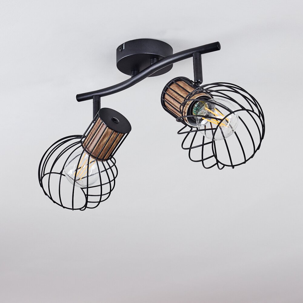 KOLER Ceiling Light black, 2-light sources