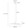 Steinhauer KRISIP Pendant Light white, 1-light source