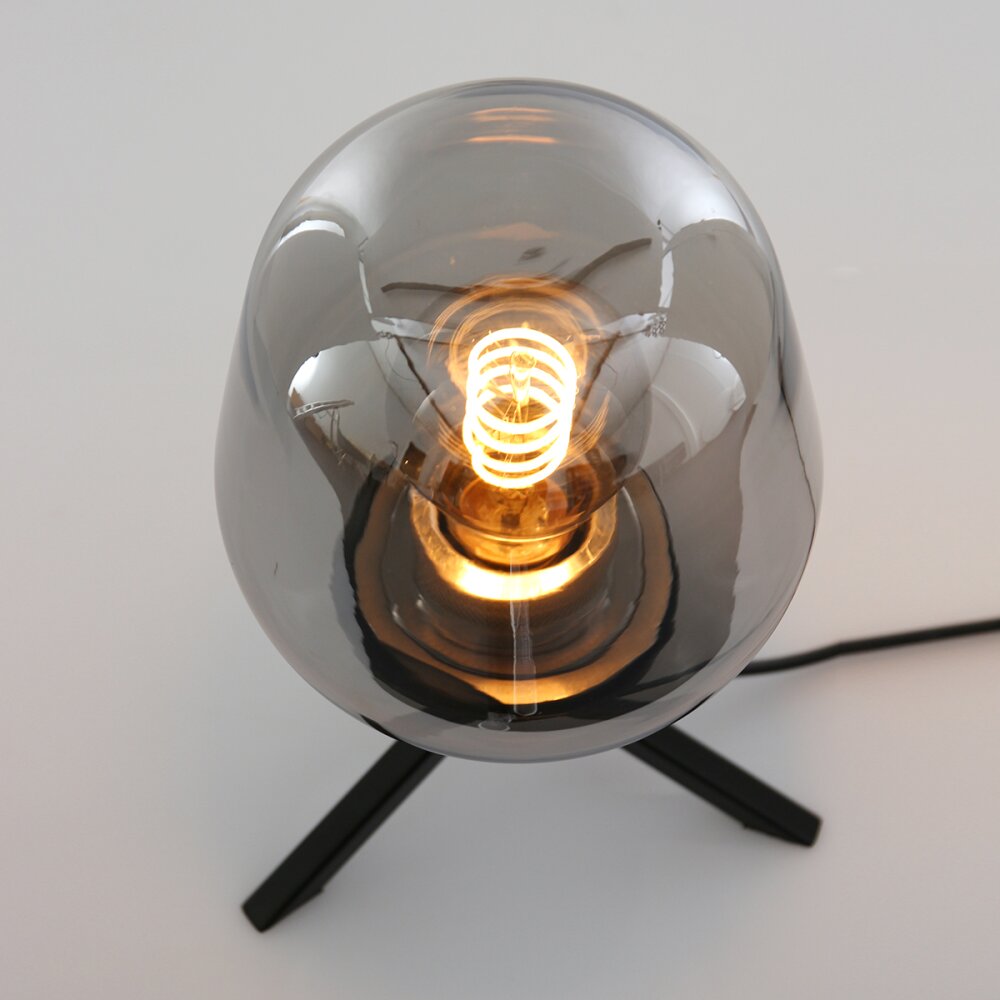 Steinhauer REFLEXION Table lamp grey, black, 1-light source