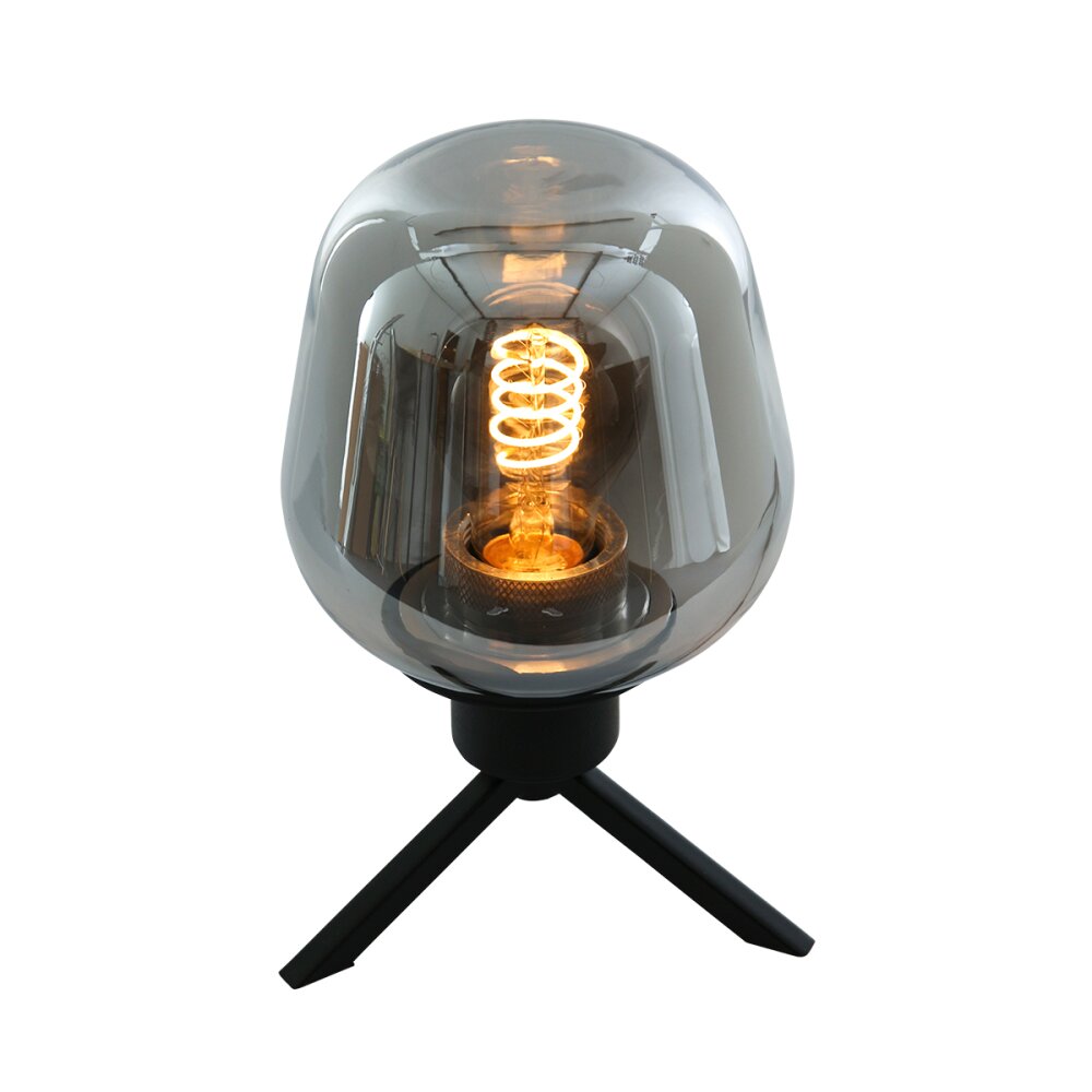 Steinhauer REFLEXION Table lamp grey, black, 1-light source