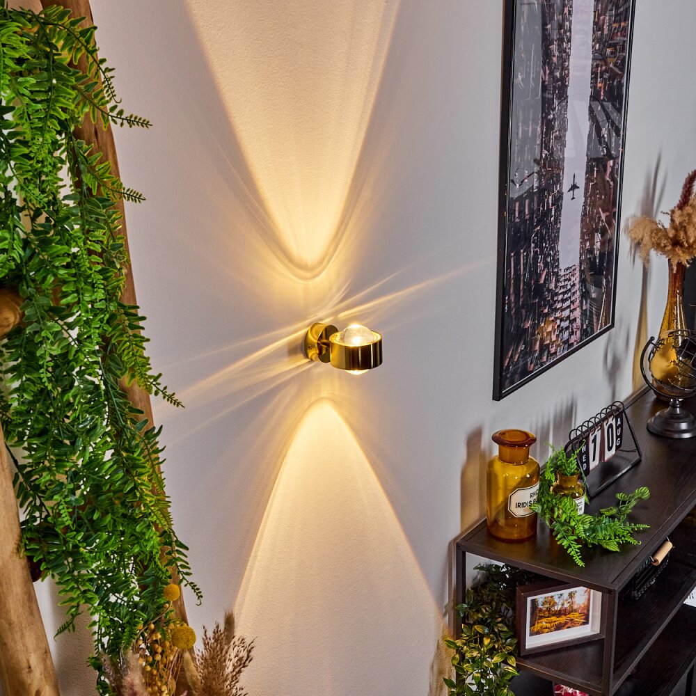 SAPRI Wall Light gold, 1-light source