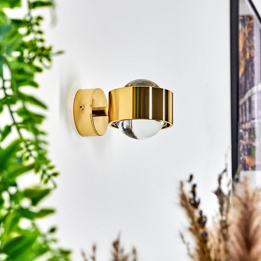 SAPRI Wall Light gold, 1-light source