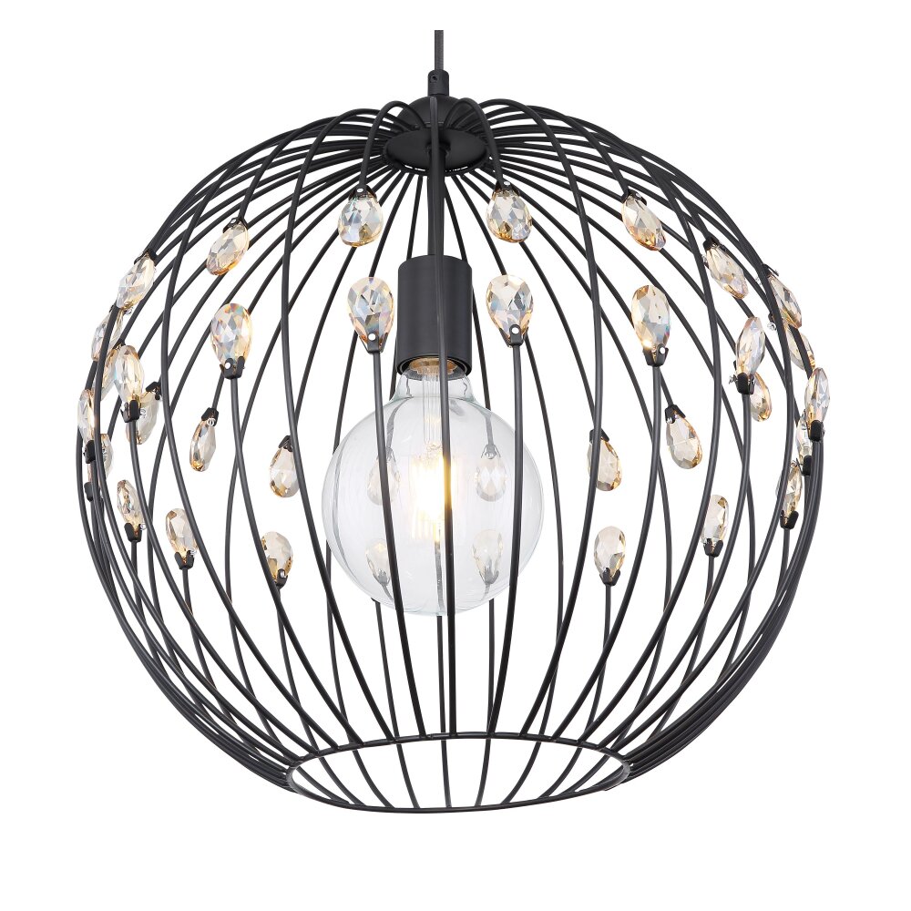 Globo HANAKO Pendant Light black, 1-light source