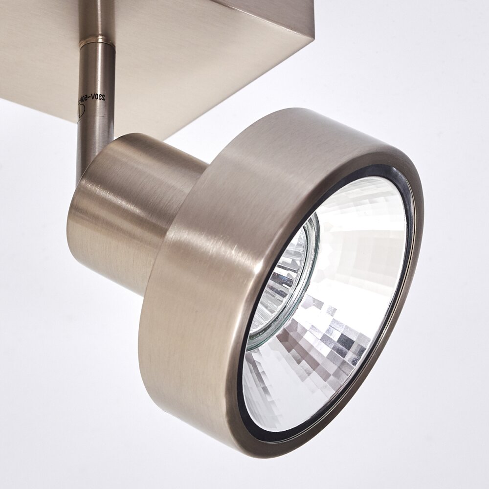 CHAGRES Ceiling Light matt nickel, 4-light sources