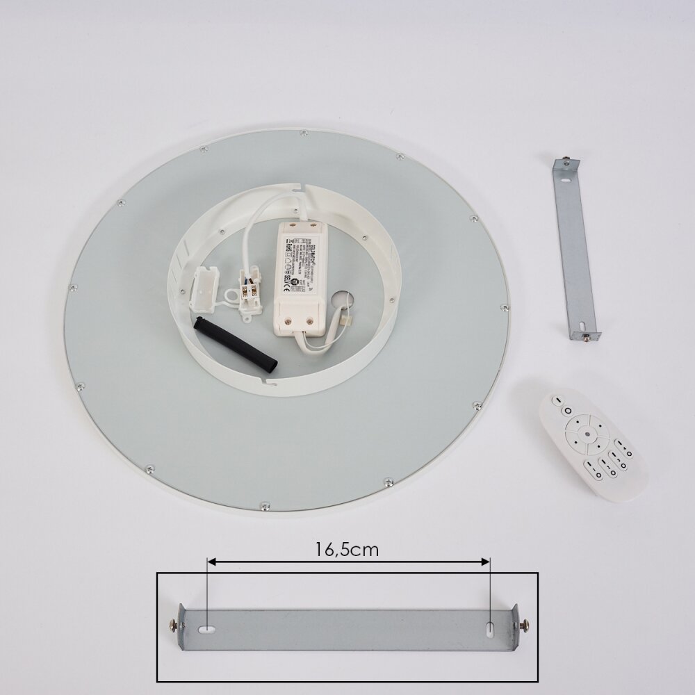 AILIK Ceiling Light LED white, 1-light source, Remote control