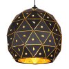 Globo JODIE Pendant Light black, 1-light source