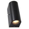 Steinhauer LOGAN Outdoor Wall Light LED black, 1-light source