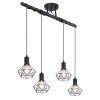 Globo XARA Ceiling Light black, 4-light sources