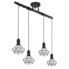 Globo XARA Ceiling Light black, 4-light sources