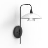 Steinhauer Tallerken Wall Light LED black, 1-light source