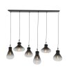 Steinhauer Flere Pendant Light grey, black, 6-light sources