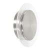 Steinhauer Lido Ceiling Light LED brushed steel, 1-light source