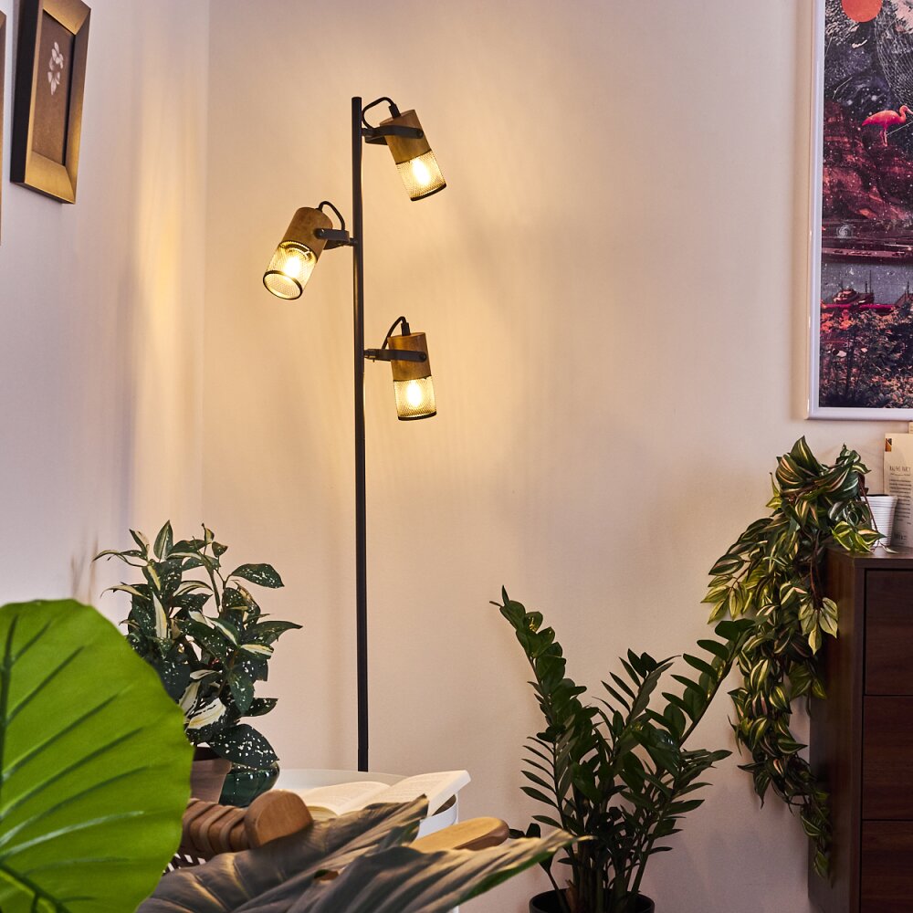 Agrons Floor Lamp black, 3-light sources