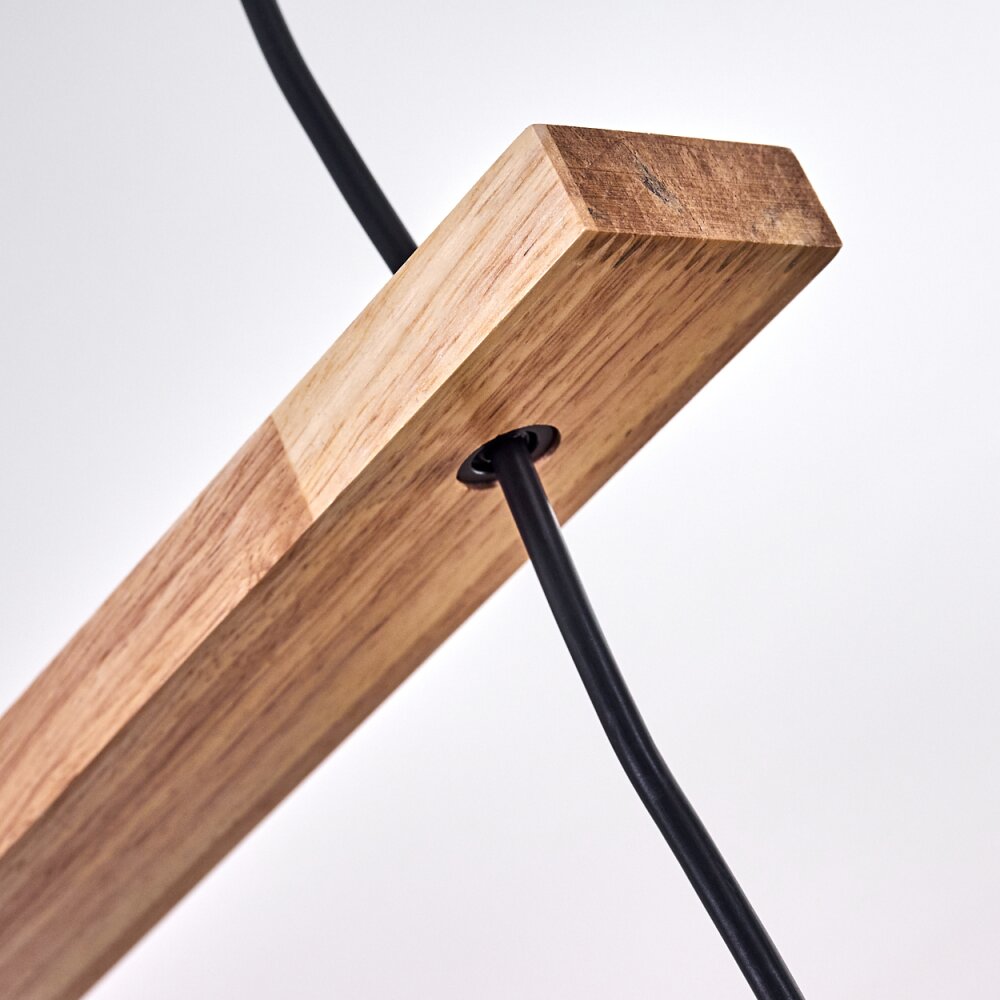 Ethelton Pendant Light Dark wood, black, 4-light sources