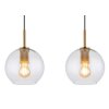 Globo ADARA Pendant Light brass, 3-light sources