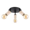 Globo JOSEBA Spotlight Light wood, black, 3-light sources