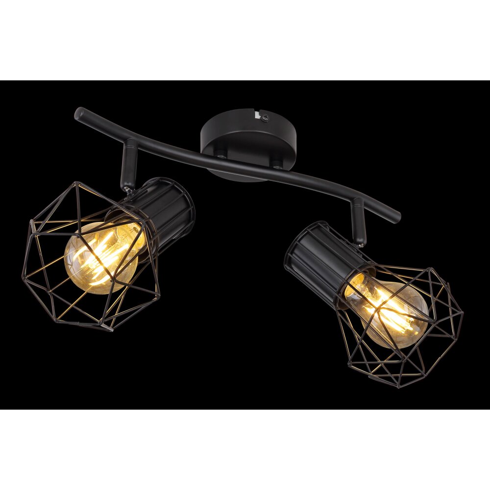 Globo PRISKA Spotlight black, 2-light sources