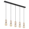 Globo JOSEBA Pendant Light black, 5-light sources