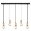 Globo JOSEBA Pendant Light black, 5-light sources