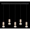 Globo JOSEBA Pendant Light black, 5-light sources