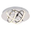 Globo KEANA Ceiling Light LED chrome, 1-light source