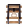 Leuchten Direkt EDITH Ceiling Light Light wood, black, 1-light source