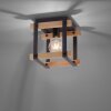 Leuchten Direkt EDITH Ceiling Light Light wood, black, 1-light source