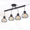 Gainsville Ceiling Light black, 4-light sources