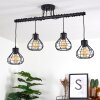 Gainsville Ceiling Light black, 4-light sources