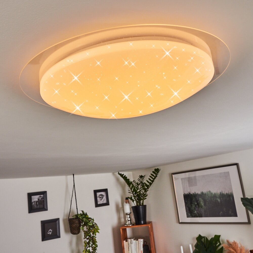 Rosenga Ceiling Light LED white, 1-light source, Remote control