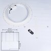 Sani Ceiling Light LED white, 1-light source, Remote control