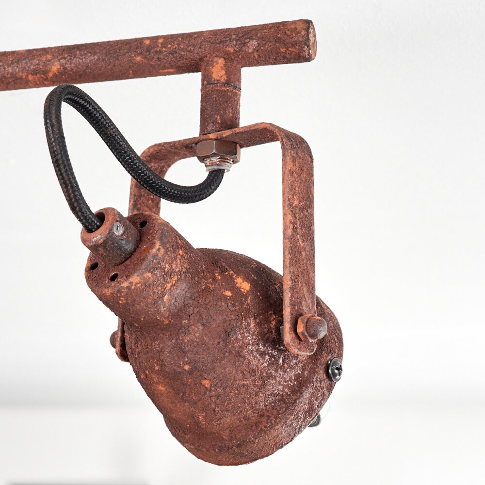 DROBAK Ceiling Light rust-coloured, 4-light sources