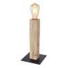 Globo ADALIE Table lamp Light wood, black, 1-light source