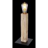 Globo ADALIE Table lamp Light wood, black, 1-light source