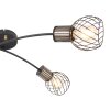 Globo ARGUSTO Ceiling Light black, 4-light sources