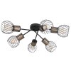 Globo ARGUSTO Ceiling Light black, 6-light sources