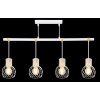 Globo LUISE Pendant Light white, 4-light sources