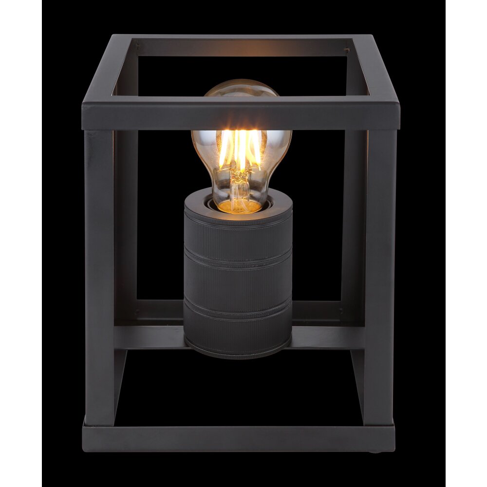 Globo HAGAR Table lamp black, 1-light source