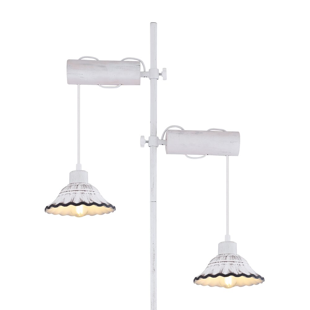 Globo JOWITA Floor Lamp white, 2-light sources