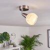 Warga Ceiling Light LED matt nickel, 1-light source