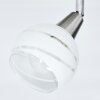 Warga Ceiling Light LED matt nickel, 1-light source