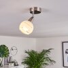 Warga Ceiling Light LED matt nickel, 1-light source