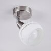 Warga Ceiling Light LED matt nickel, 1-light source