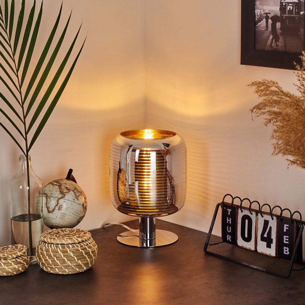 Verasara Table lamp chrome, 1-light source