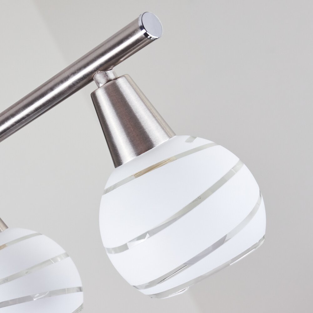 Warga Pendant Light LED matt nickel, 4-light sources