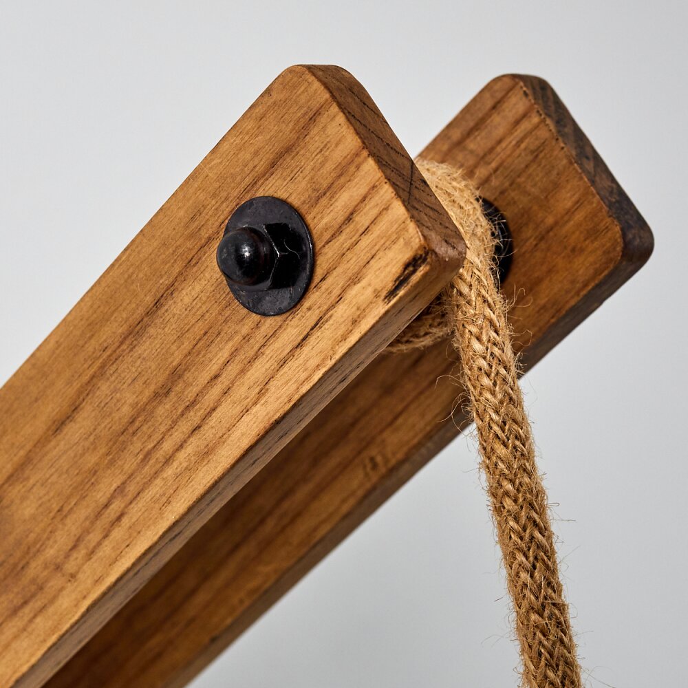 Aarhus Wall Light Dark wood, black, 1-light source