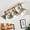 Orny Ceiling Light green, Light wood, 4-light sources