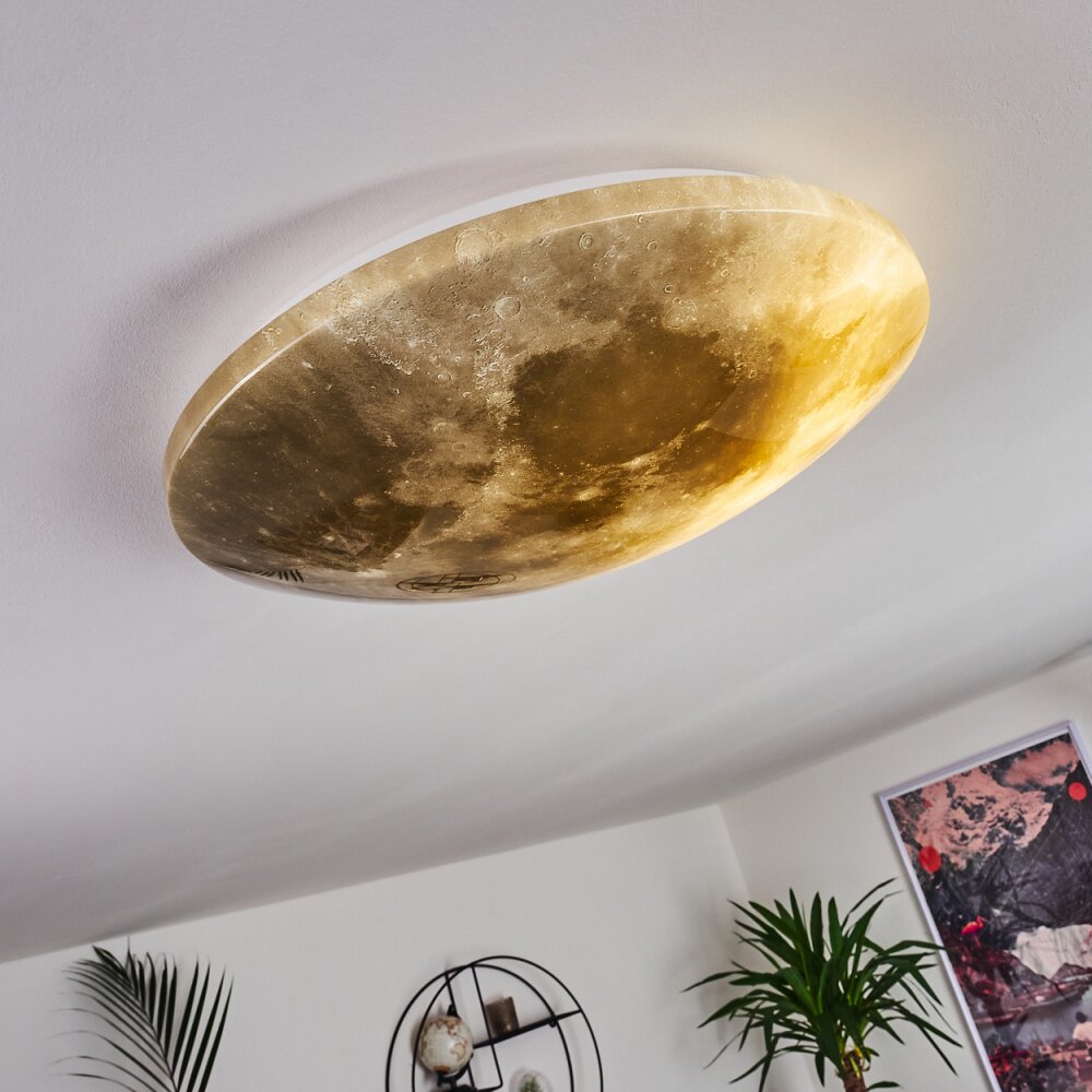 Keru Ceiling Light LED white, 1-light source, Remote control