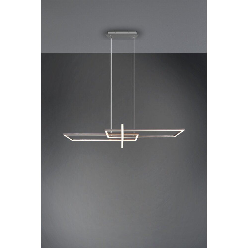 Trio Salinas Pendant Light LED matt nickel, 1-light source