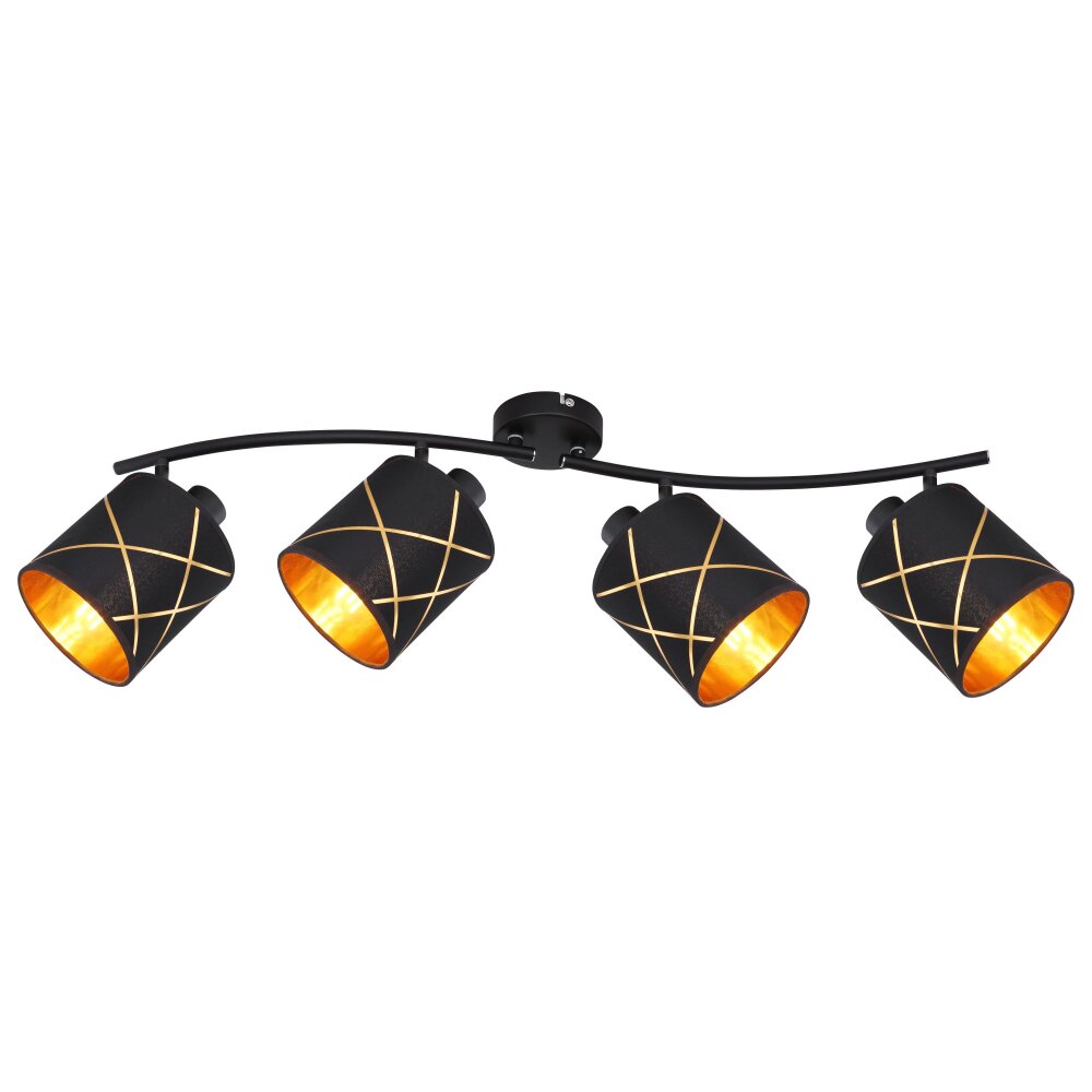 Globo BEMMO Ceiling Light black, 4-light sources